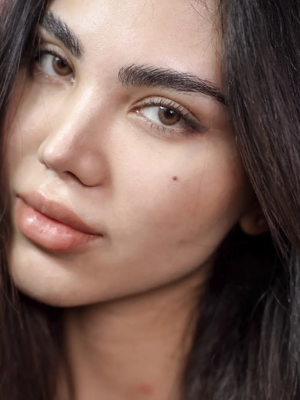 Lash lifting in Dubai, lifted natural lashes at AZIZAM beauty salon